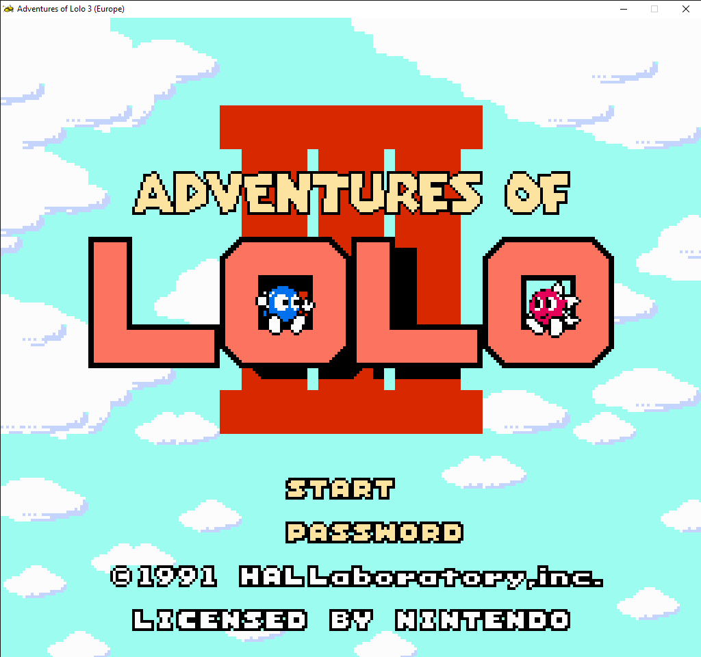 Adventures of Lolo 3 on the NES try retro games